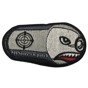 Patch Flying Bullet Angry