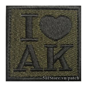 Patch I Love AK