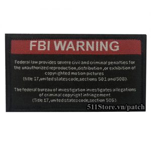 Patch FBI Warning